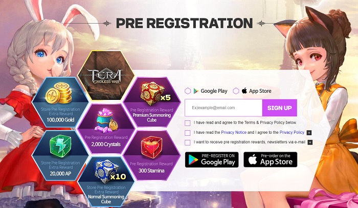 Ouverture des Pré-inscriptions pour Tera: Endless War